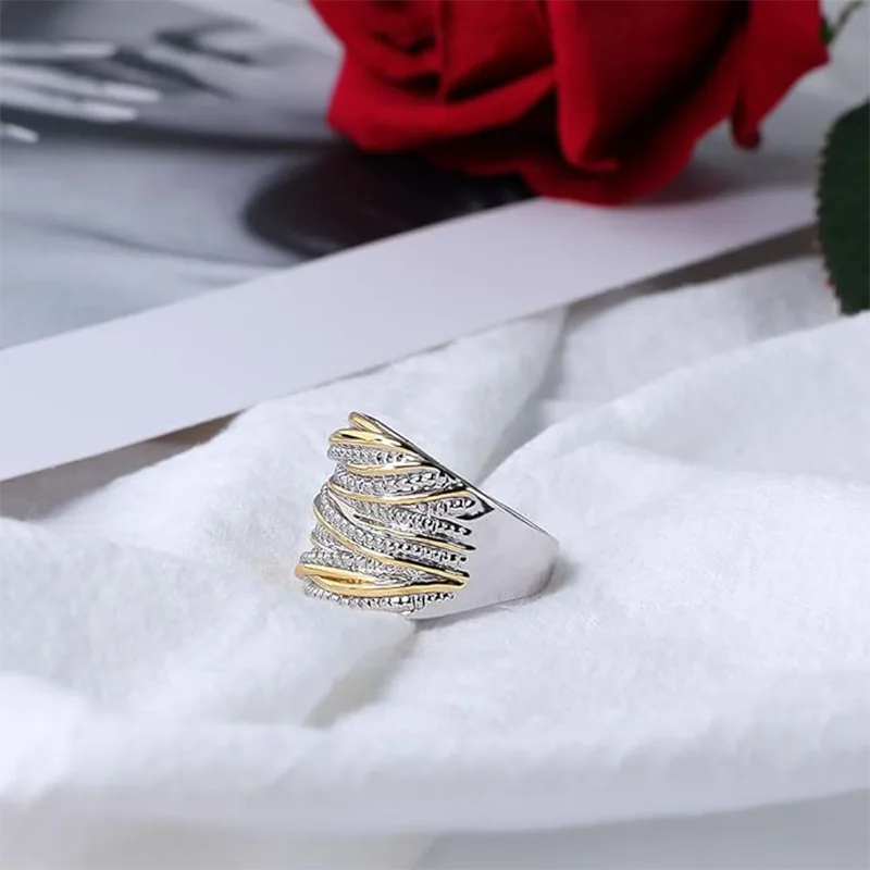 합금 여성 패션 반지