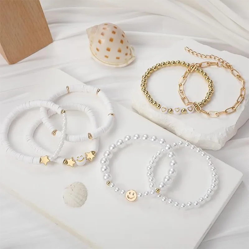 귀여운 십대 소녀 팔찌